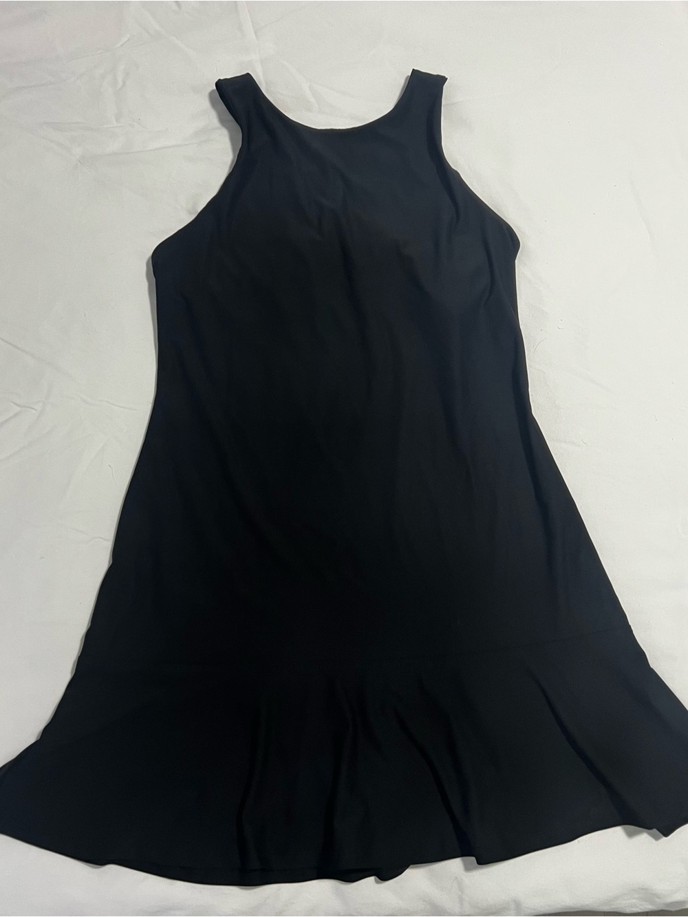 Eton Black Backless Sleeveless Flared Dress